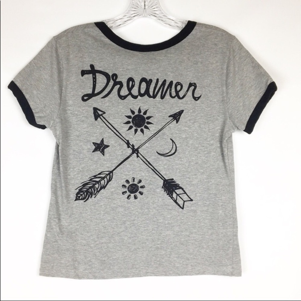 Dreamer Boho Graphic Crop T-shirt